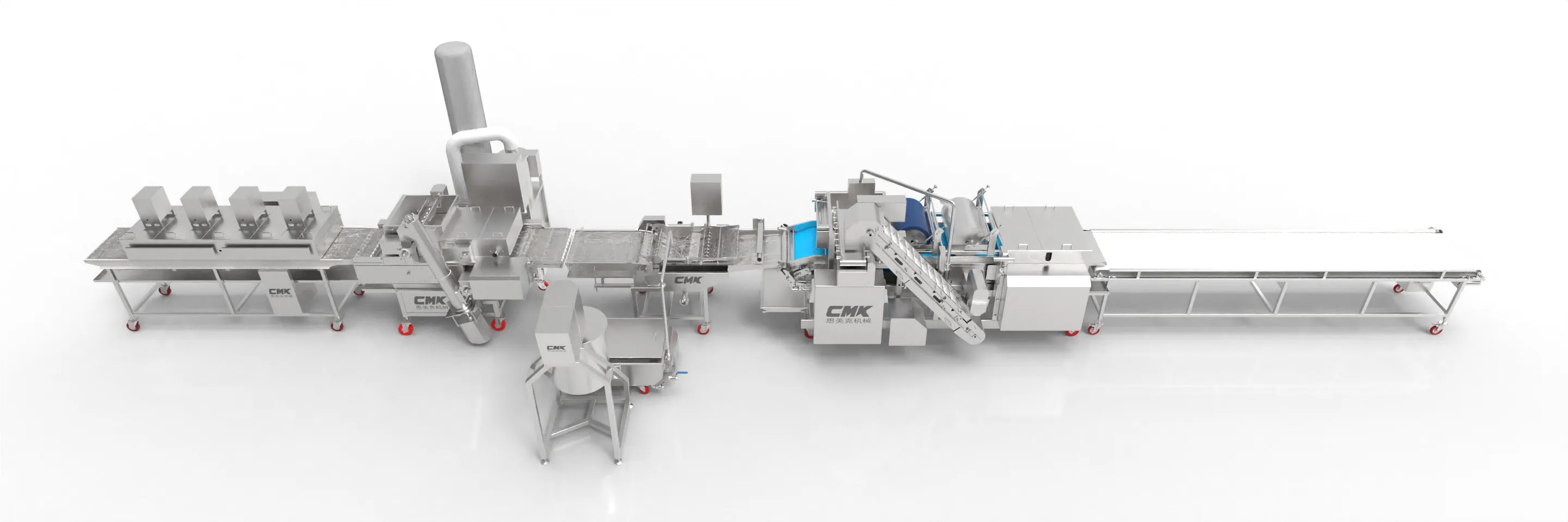 Battering to Breading Production Line