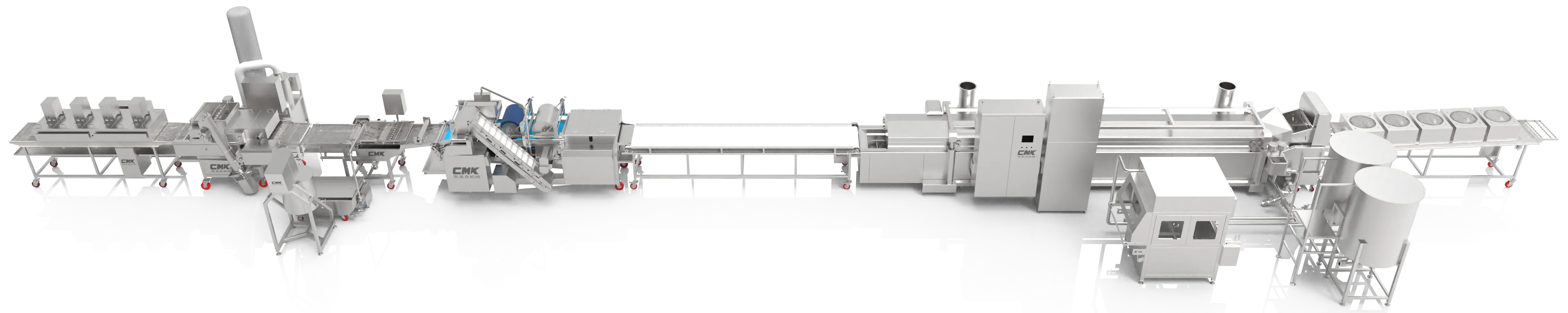 Breading to Frying Production Line